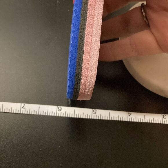 Bebe jeweled bling flip flops Tamia 8 - Picture 3 of 5